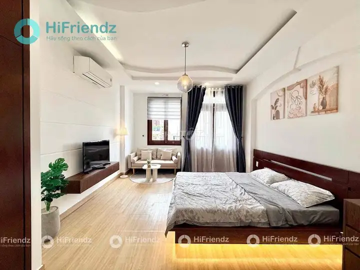 1-комнатная 45м² с балконом и кухней, Дао Зуи Ань
