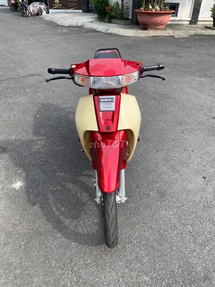 Suzuki Xipo 110 красный с кремово-желтым, после полной сборки