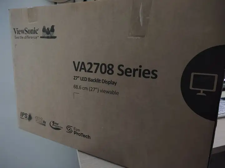 Монитор ViewSonic VA2708 27" QHD (2K) IPS