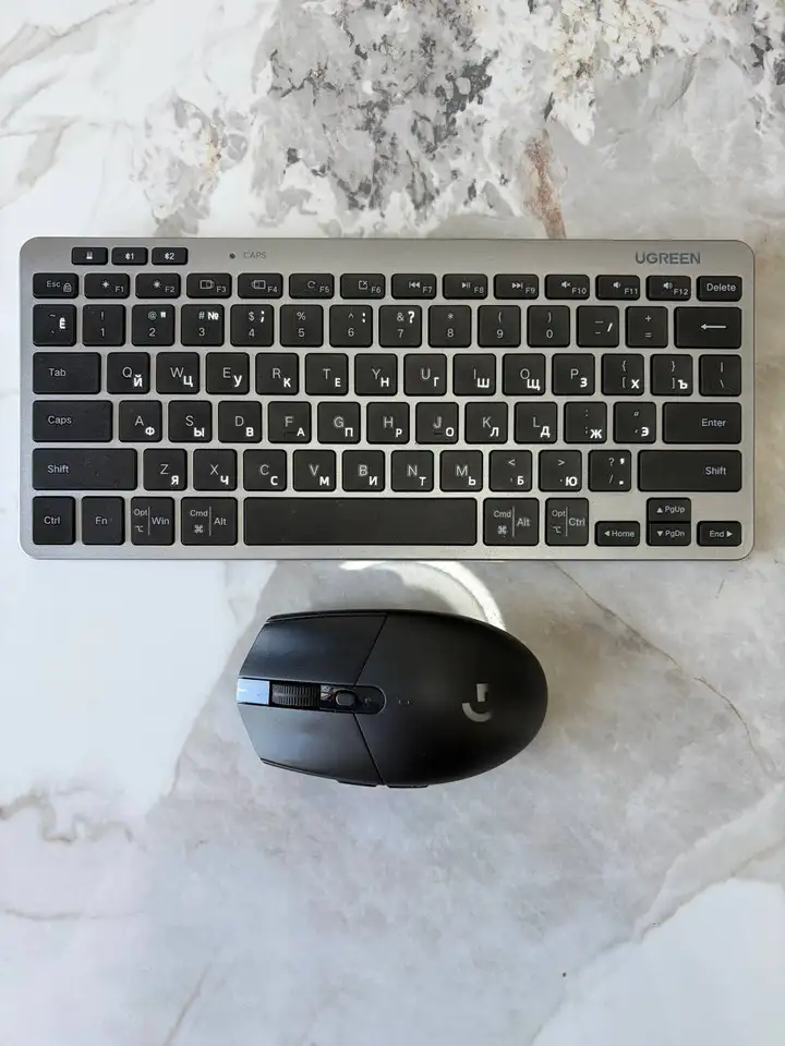 Клавиатура Ugreen и мышь Logitech G304
