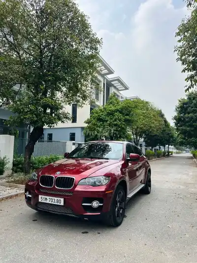 BMW X6 3.0 2008 красный