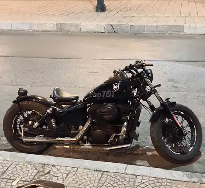 Honda Shadow 400 кастом боббер черный