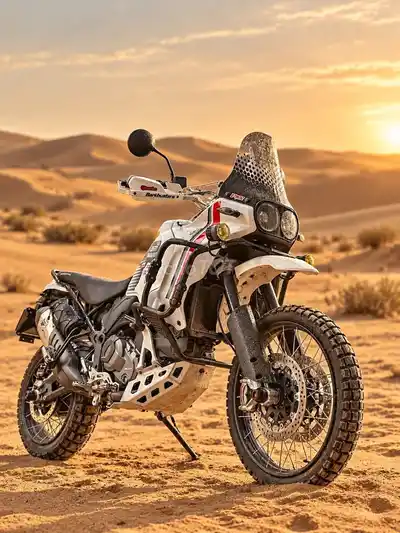 Ducati DesertX 2024 года, пробег 3000 км, белый