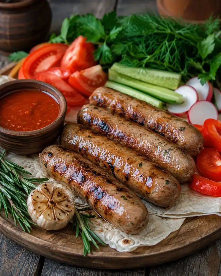 Домашние колбаски, кровяная колбаса, зельц