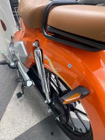 Мопед J-PAN Cub XS 50cc оранжево-белый