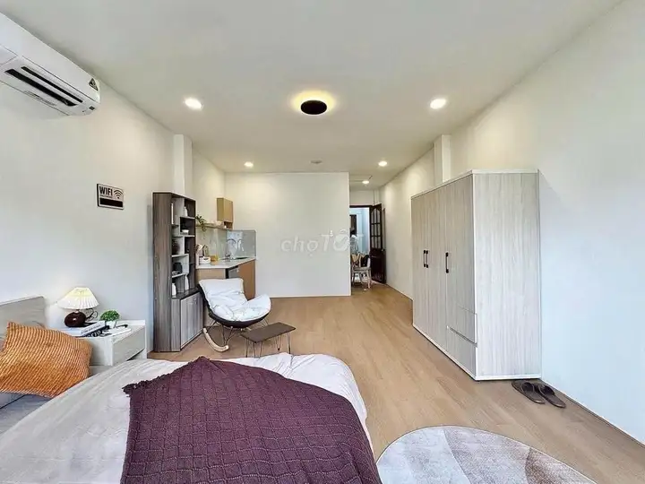 Сдается квартира-студия 1/2 комнаты 40 м² с балконом - Etown/станция T3/Конг Хоа