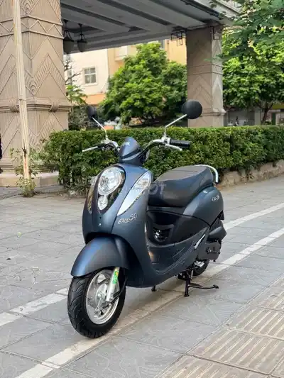 SYM Elite 2024 50cc 5000 км матово-зелёный оригинал