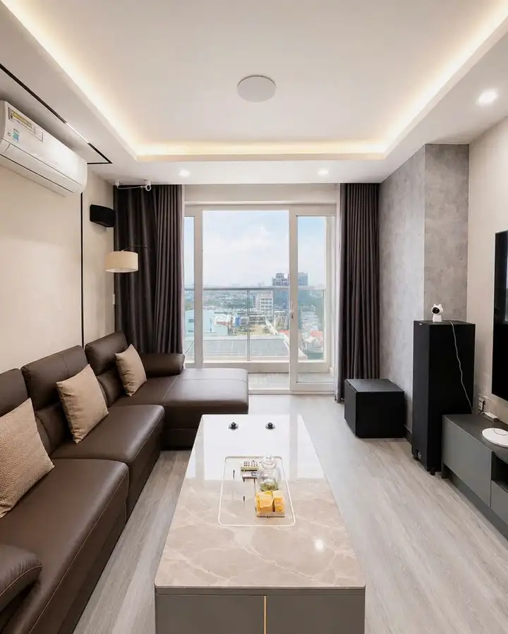 Аренда квартиры в ЖК Sky Center, 129 кв.м, 3 спальни, 3 санузла с мебелью