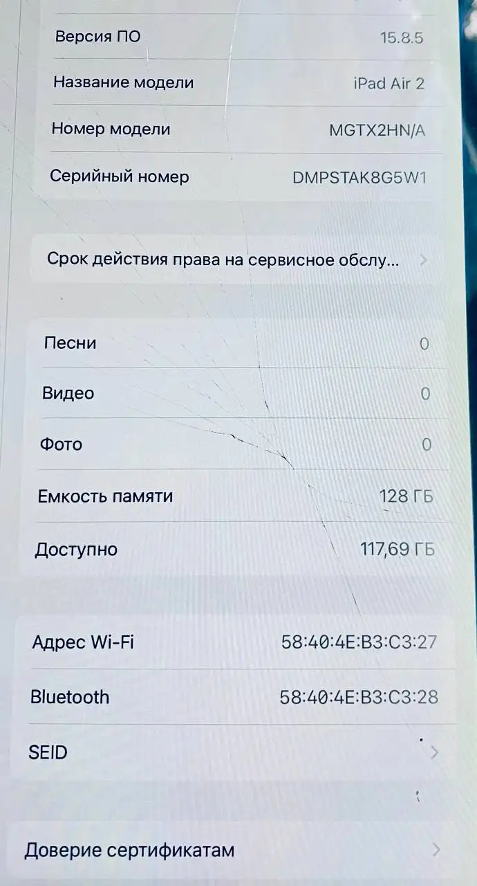 iPad Air 2 128 ГБ