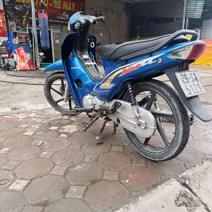 Honda Wave 2002, синяя, механика