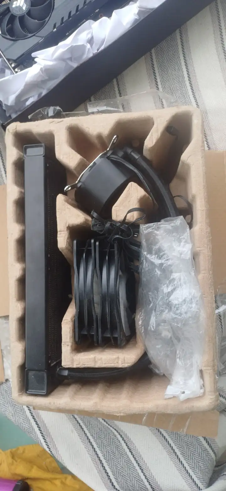 Видеокарта TUF RTX 3060 Ti 8GB и СЖО GAMMAXX DEEPCOOL L240 v2