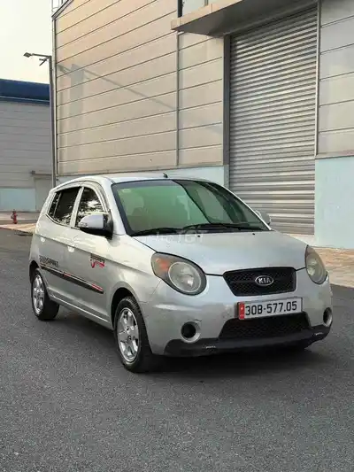 Kia Morning, 5 мест, импорт, серебристый