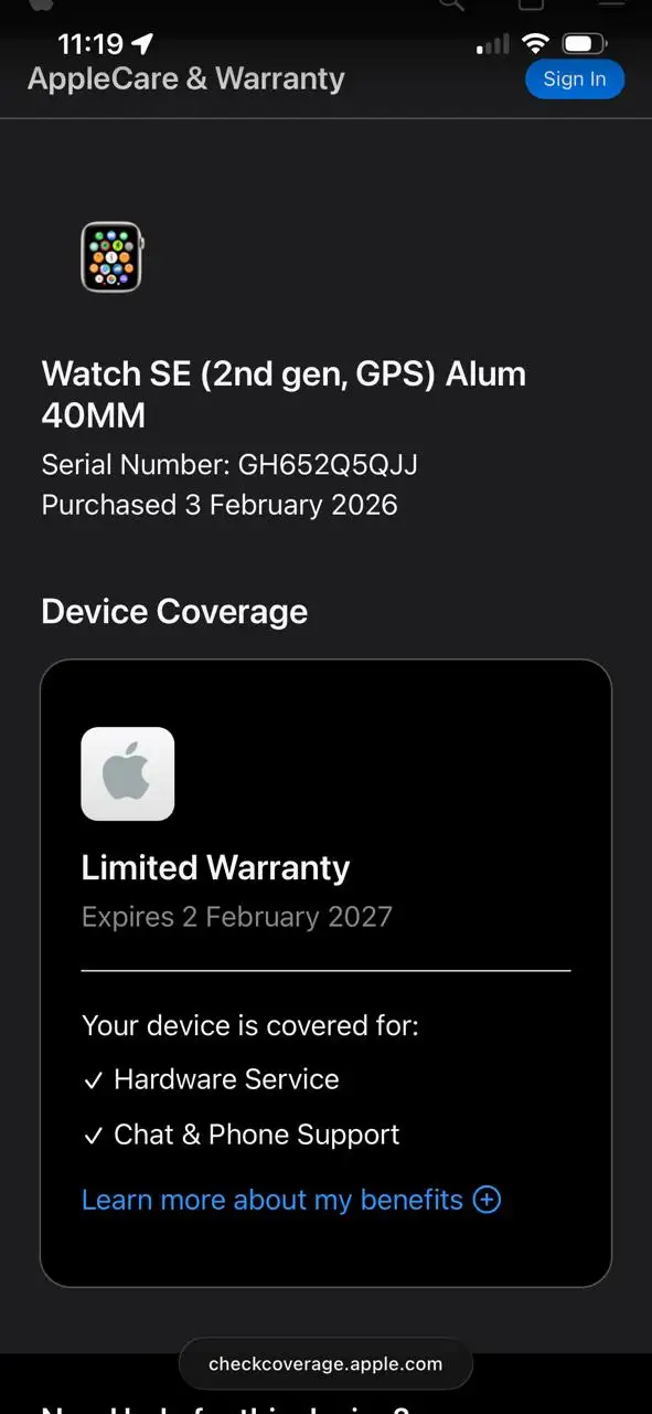 Apple Watch SE 2 40mm