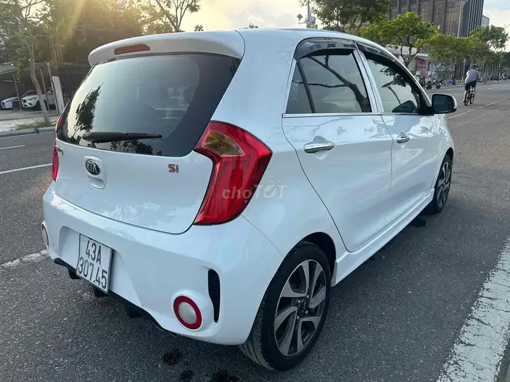 Kia Morning Si AT 2017 Белый 76000 км Кожаный салон