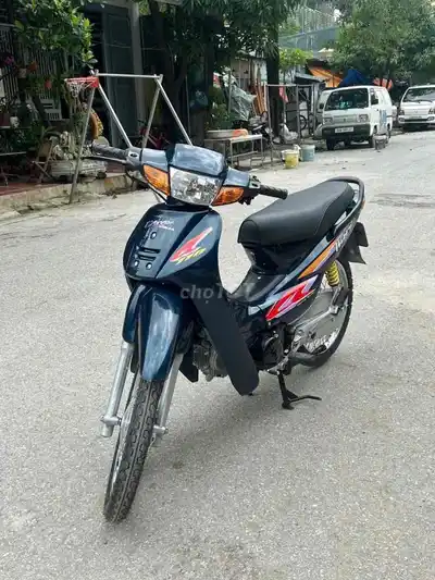 Мопед Honda Wave 100 синий, полуавтомат
