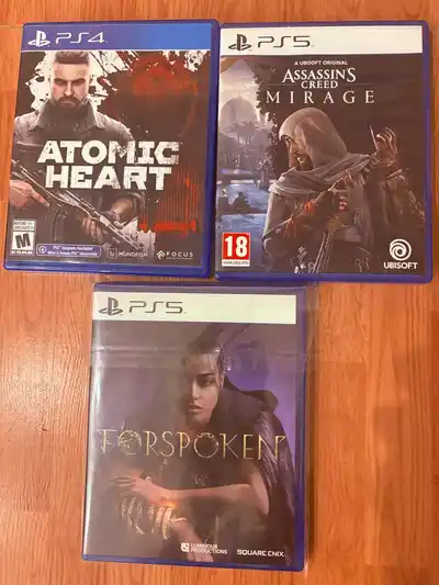 Игры для PS4/PS5 (3 диска)