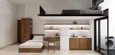 Аренда двухуровневой квартиры Duong Loan в Hoa Xuan