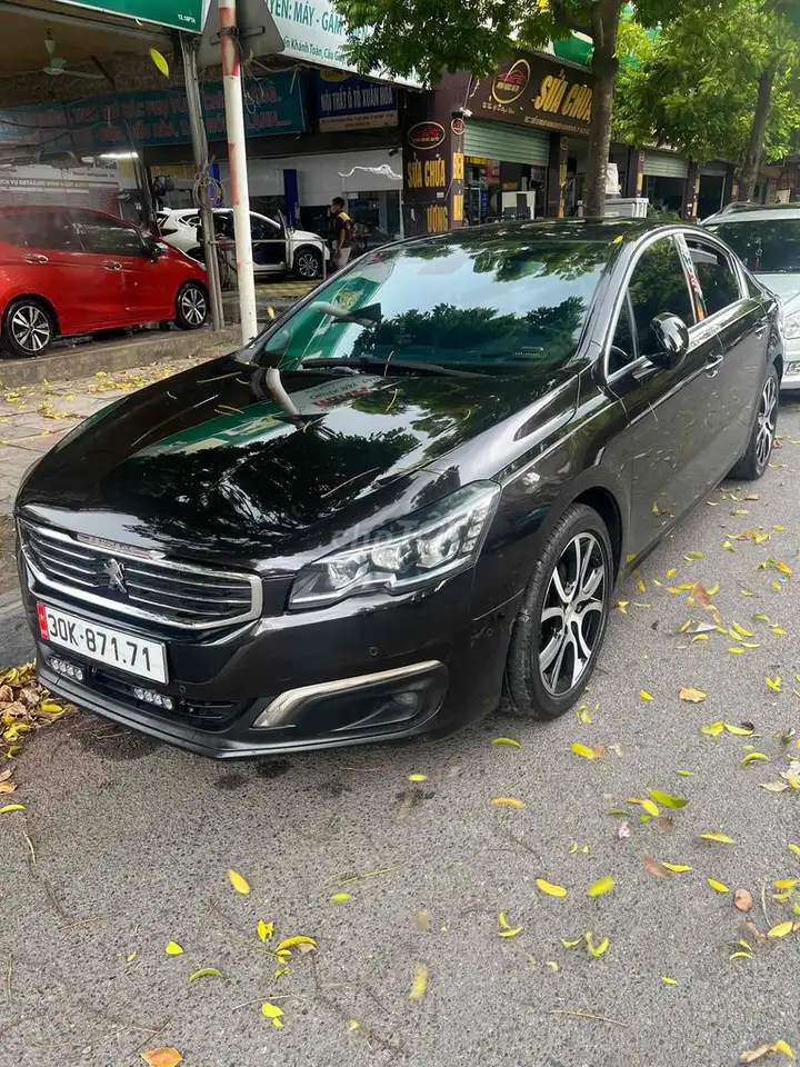 Peugeot 508 1.6 AT 2015 полный комплект, черный, пробег 120 тыс.