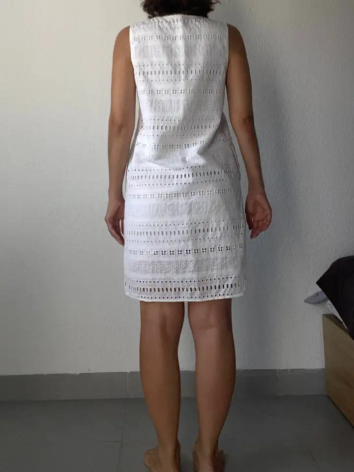 Платья ASOS Design коралловое и белое хлопковое