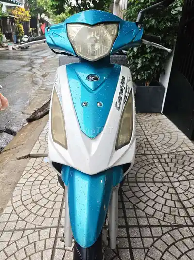 Kymco Candy 50cc сине-белый, отличный пластик, все функции