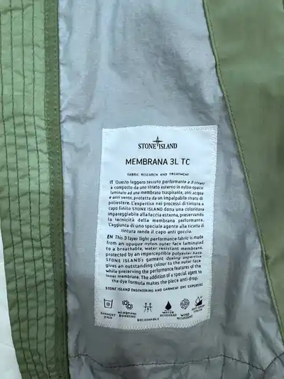 Куртка Stone Island Membrana 3L-TC Sage Green размер M