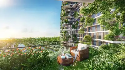 2-комнатная садовая башня Fours Tower DT 119,4 м2. Цена 3,9 тонны вскоре получит самую высокую цену в чешских кронах
