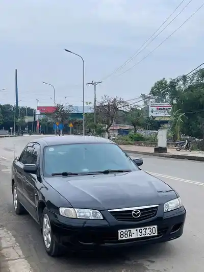 Mazda 626, механическая коробка передач, бензин, черный, 5 мест