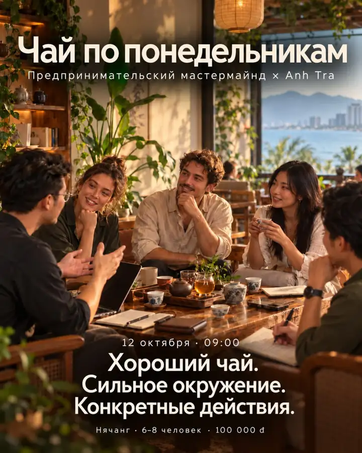 Утренние встречи предпринимателей за китайским чаем