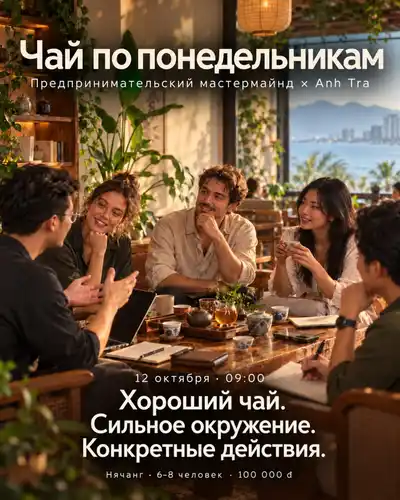 Утренние встречи предпринимателей за китайским чаем