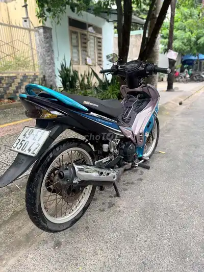 Yamaha Exciter 135 с обвесом под 2010 год, сине-черный