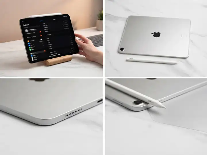 iPad Pro 11" с Apple Pencil и чехлом