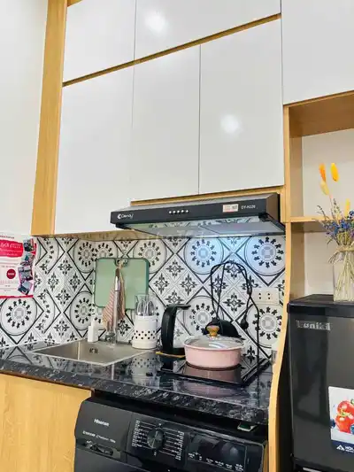 Суперстудия CCMN 25кв.м с мебелью, балконом и стиралкой на Дой Кан
