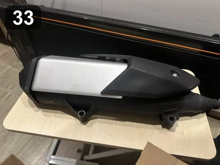 Глушитель (выхлопная труба) для мотоцикла ADV 160, родная