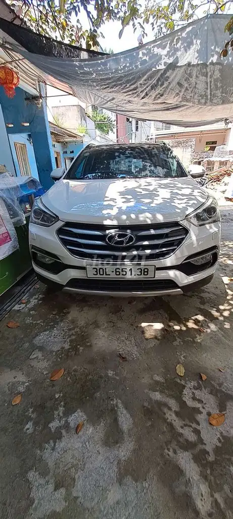 Hyundai Santa Fe 2017, полный комплект, бензин, белый