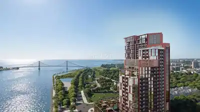 Апартаменты Symphony 5, последний башенный блок у реки Хань