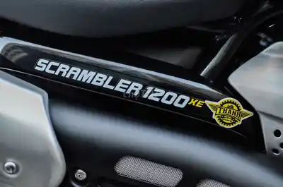 Triumph Scrambler 1200 XE 2025 1300 km Черный