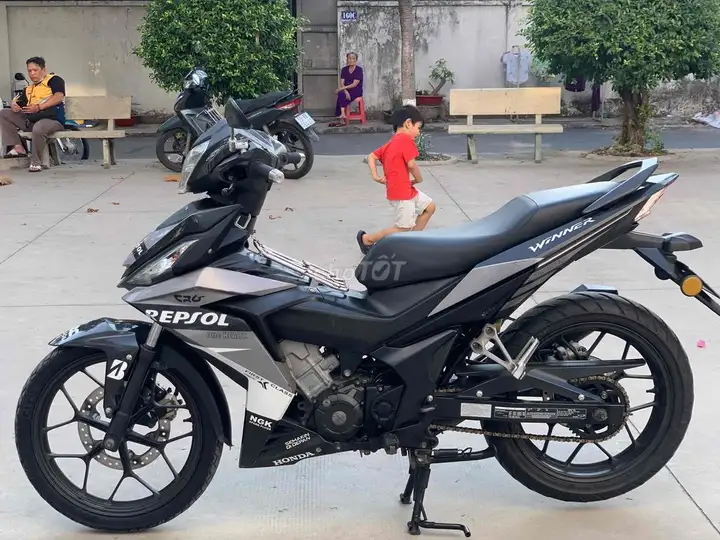 Honda Winner V1, черно-серебристый, спец. версия