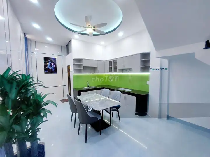 Новый дом в 8 округе, 50м2, 3 этажа, ул. Ау Зыонг Лан, SHR, около 7 млрд