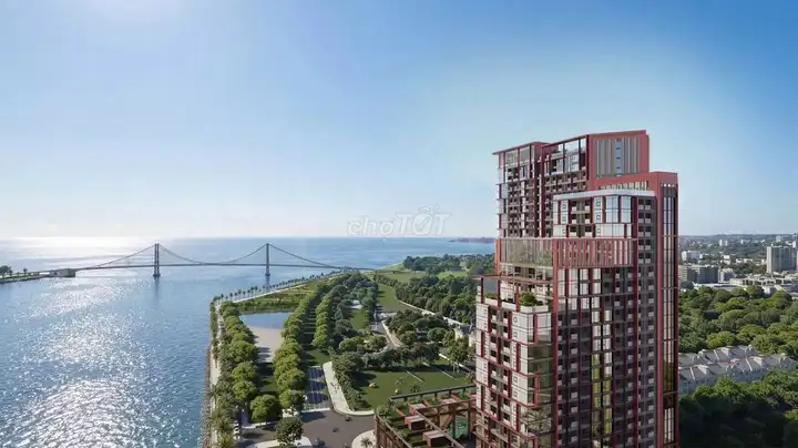 Квартиры Sun Symphony 5, вид на реку Хань, центр Дананга