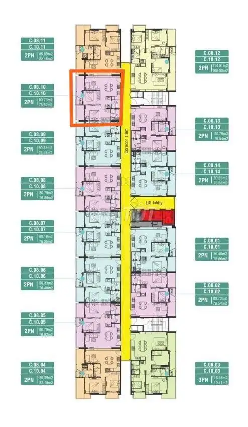 Переуступка от собственника: 2К квартира в Fiato Uptown, Ту Дык