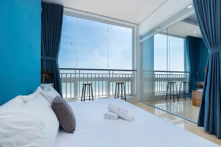 Аренда homestay апартаментов с видом на море у Пляжа Зау (Vung Tau)