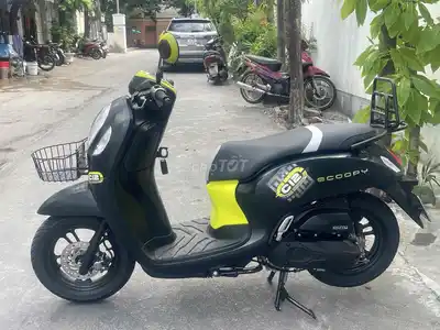 Honda Scoopy скутер черный желтый 2024 смарт-ключ
