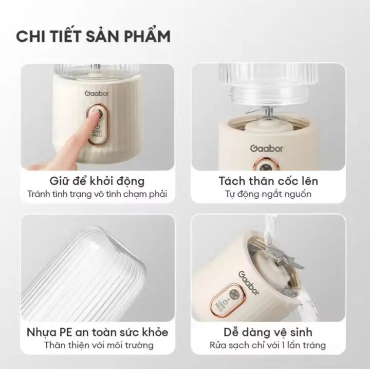 Портативный блендер Gaabor 30W