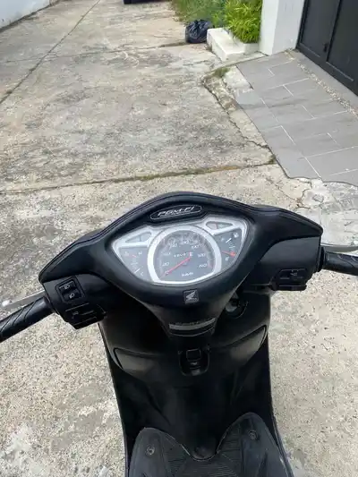 Honda Lead 110 fi сине-черный