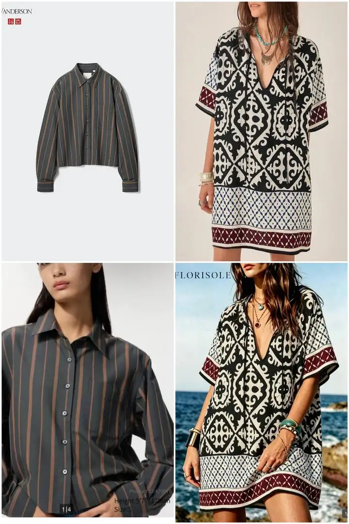 Рубашка Uniqlo JW Anderson, платье-туника