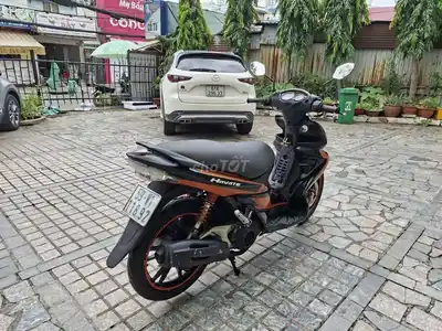 Скутер Suzuki Hayate, черно-оранжевый