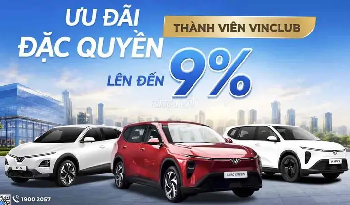 VinFast Limo Green 2026, первоначальный взнос всего 57 млн