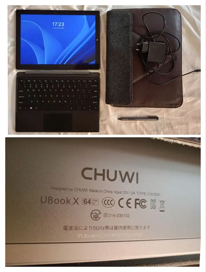 CHUWI UBook X планшет-ноутбук 2-в-1 с клавиатурой и стилусом