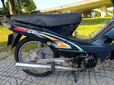 Мопед Honda Wave ZX синий