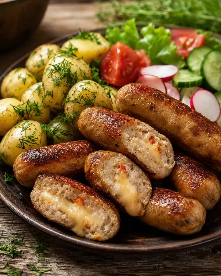 Домашние колбаски, кровяная колбаса, зельц